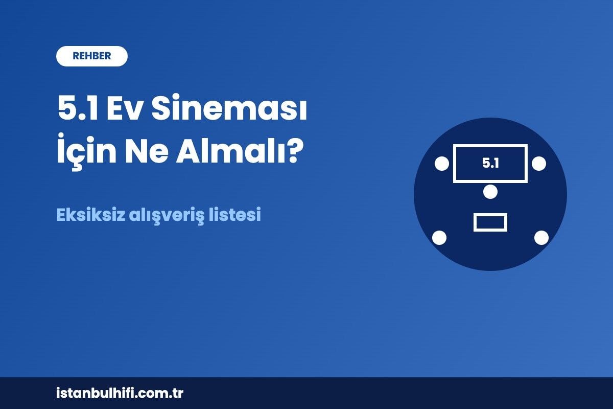 5.1 Ev Sineması Kurmak İçin Ne Almalıyım? Eksiksiz Alışveriş Listesi (2026)