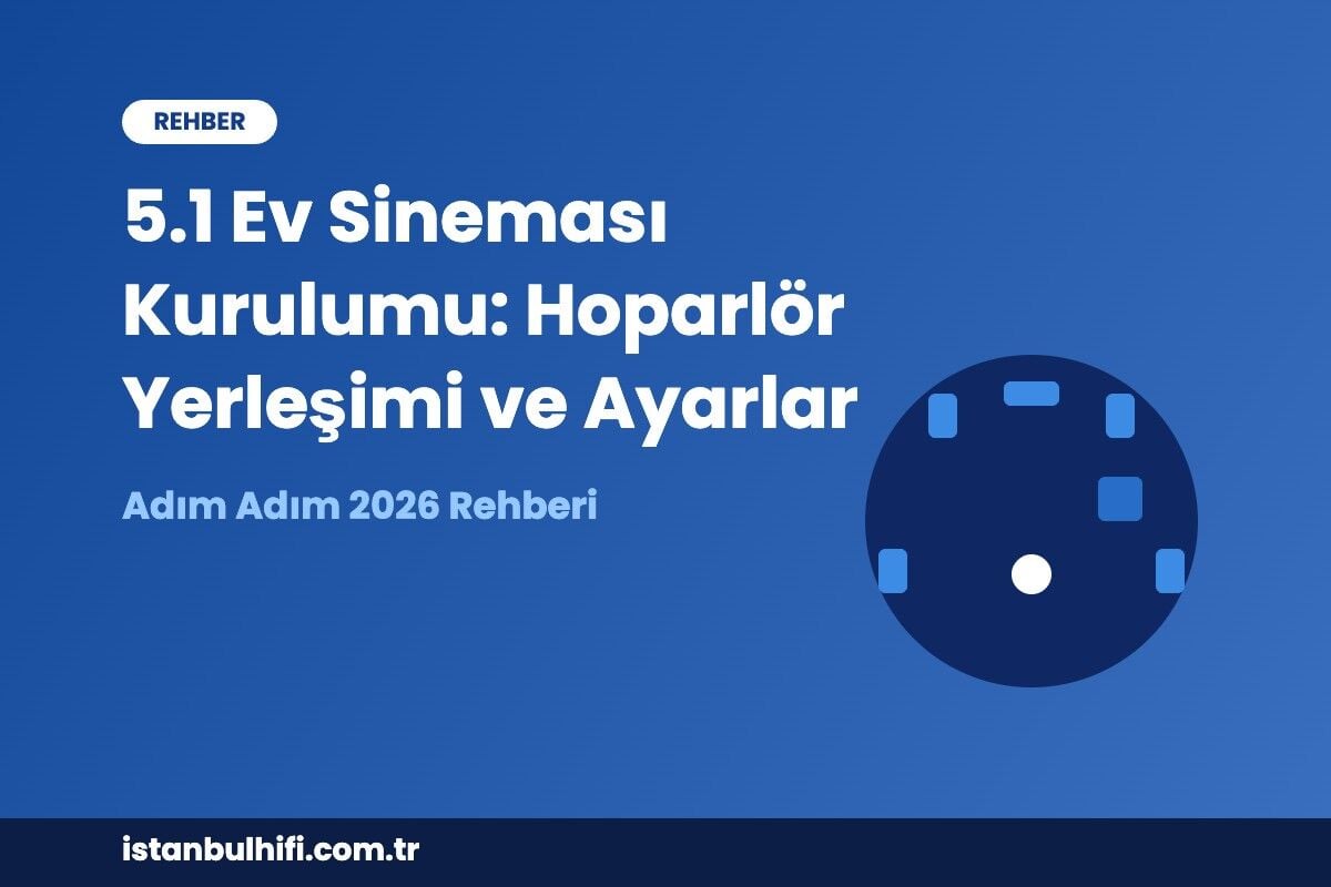 5.1 Ev Sineması Kurulumu: Hoparlör Yerleşimi ve Ayarlar Adım Adım (2026)