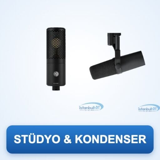 STÜDYO VE KONDENSER MİKROFONLAR