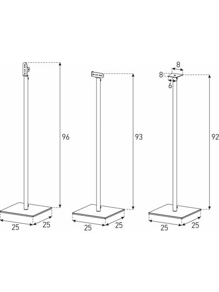 SONOROUS SP 200 -B-BLK HOPARLÖR AYAĞI