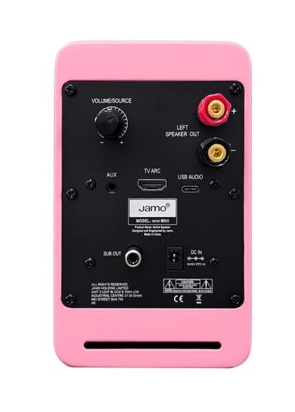 JAMO Mini MKII Pink High Gloss (Lake Pembe) Aktif Hoparlör