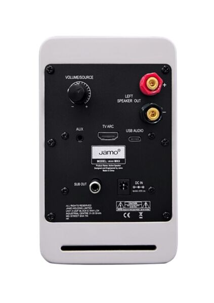 JAMO Mini MKII White High Gloss (Lake Beyaz) Aktif Hoparlör
