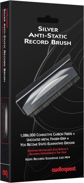 AudioQuest Sılver Antistatik Plak Fırçası