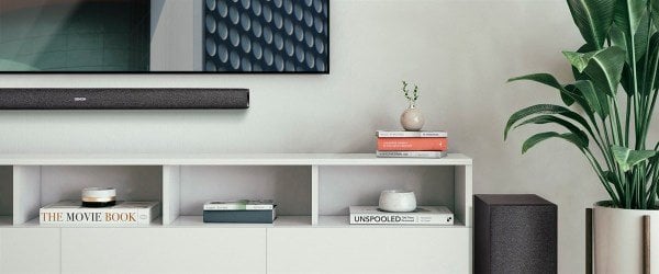 DENON DHT-S 416 KABLOSUZ SUBWOOFER VE  Wi-Fi ÖZELLİKLİ SOUNDBAR