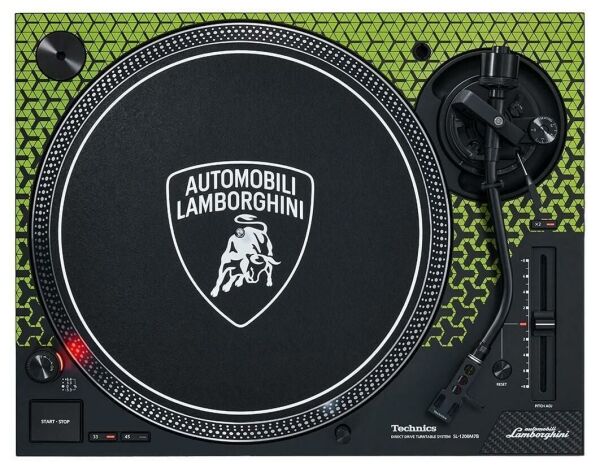 Technics SL-1200M7BEG Lamborghini Special Edition Direct Drive Pikap Yeşil