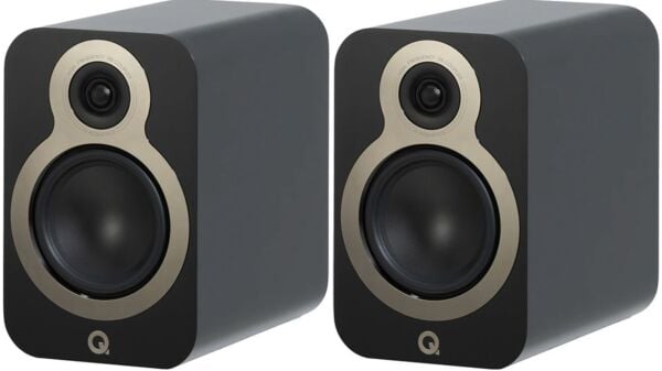Q Acoustics 3020c Raf Tipi Hoparlör Satin Black (Çift Fiyatı)