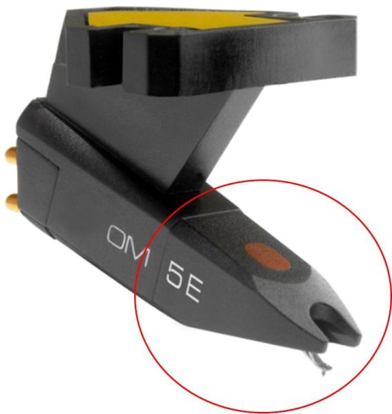 Ortofon Stylus 5E Yedek Pikap İğnesi Ucu (OM, OMP Serileri için)