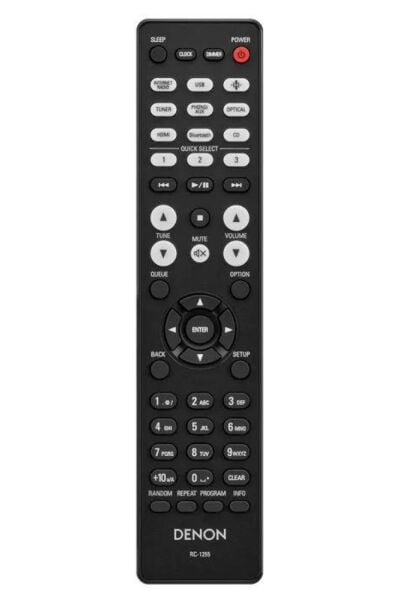 Denon RCD-N12 DAB Hi-Fi Müzik Sistemi Siyah