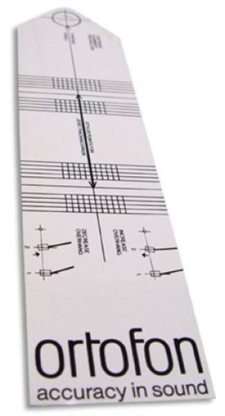 Ortofon Alignment Tool Pikap İğnesi Karton Açı Ayar Cetveli
