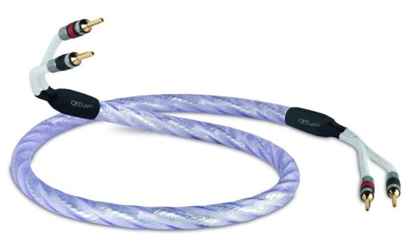 QED QE-1482 Genesis Silver Spiral Hoparlör Kablosu 2x2,5 m