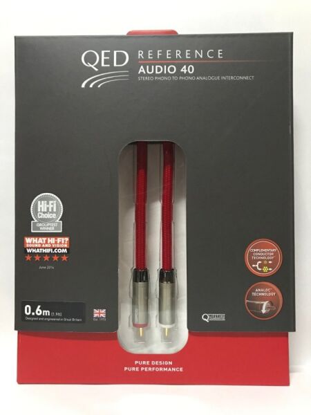 QED QE-2450 Reference Audio 40 RCA Interconnect Kablo 0,6 m