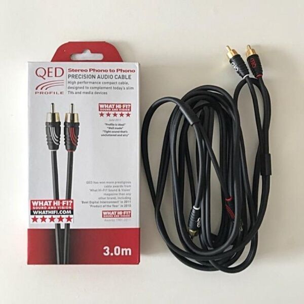 QED QE-2705 Profile Audio RCA-RCA Kablo 3 m
