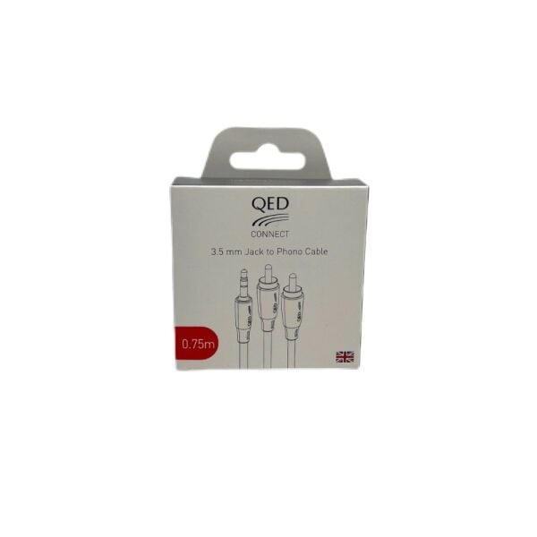 QED QE-8111 Connect 3,5mm Jack-RCA Kablo 75 cm