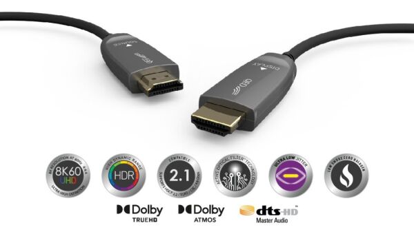 QED QE-6187 Performance Optical HDMI LSZH 50 m