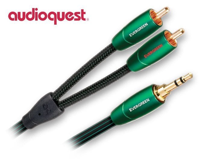 AudioQuest Evergreen 3,5mm-RCA Kablo 3 m