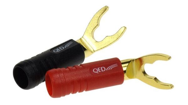 QED QE-1890 Screwloc ABS Duo Spade (2 Kırmızı + 2 Siyah)