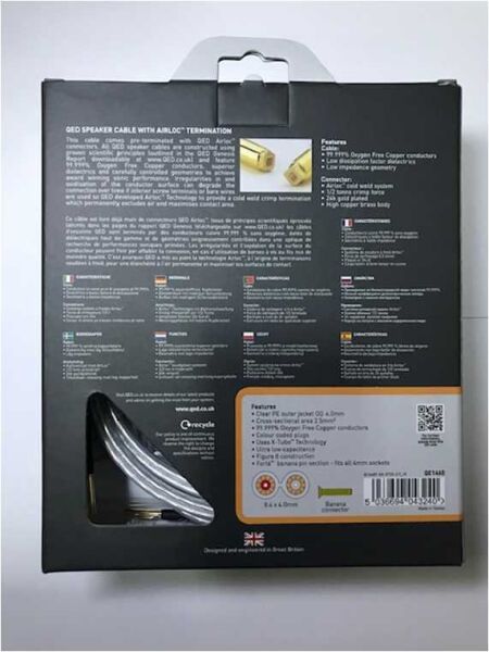 QED QE-1460 XT-25 Hoparlör Kablosu 2x2 m