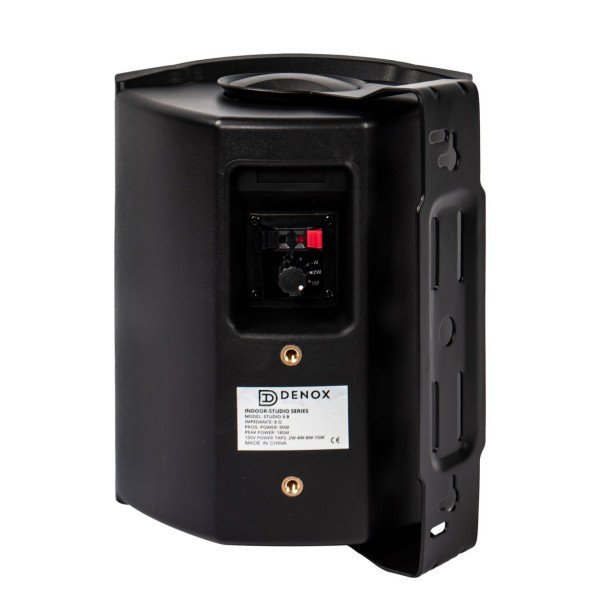 DENOX STUDIO-3 B 5'' 2 Yollu Kabin Tipi Hoparlör, 90-180W, 8/100V (Siyah)