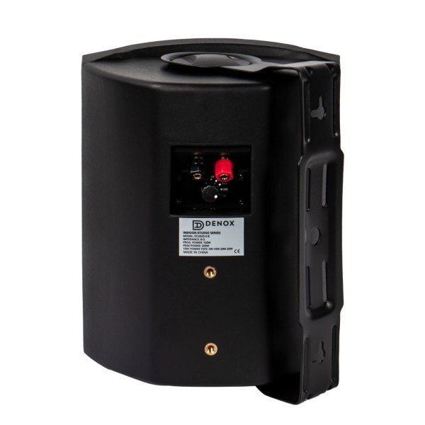 DENOX STUDIO-4 B 6'' 2 Yollu Kabin Tipi Hoparlör, 100-200W, 8/100V (Siyah)