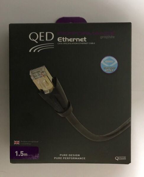 QED QE-6801 Performance Ethernet Graphite CAT6 1,5 m