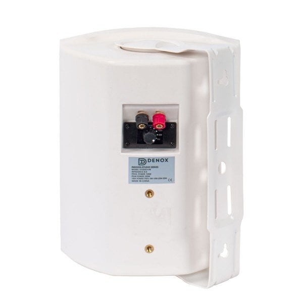 DENOX STUDIO-4 W 6'' 2 Yollu Kabin Tipi Hoparlör, 100-200W, 8/100V (Beyaz)