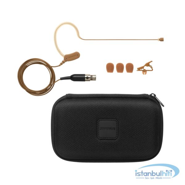 Shure MX153 Kulak Üstü Mikrofon Ten Rengi (Omni, TQG)
