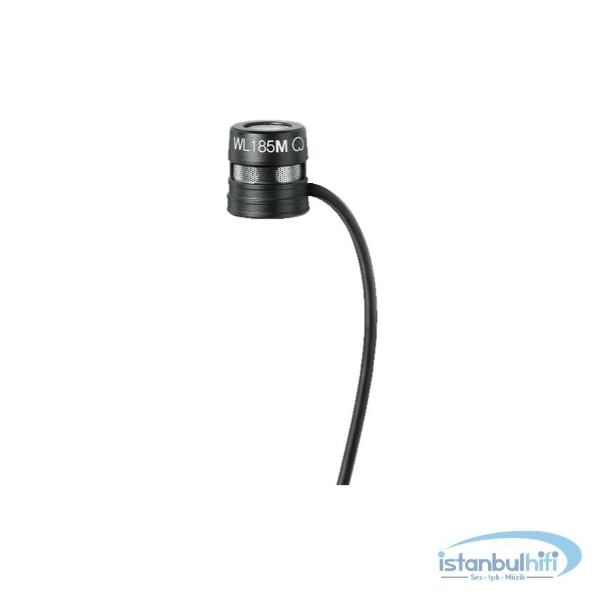 Shure WL185 Yaka Mikrofonu Siyah (Kardioid, TQG)