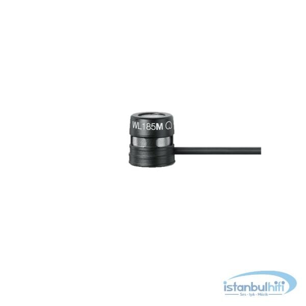 Shure WL185 Yaka Mikrofonu Siyah (Kardioid, TQG)