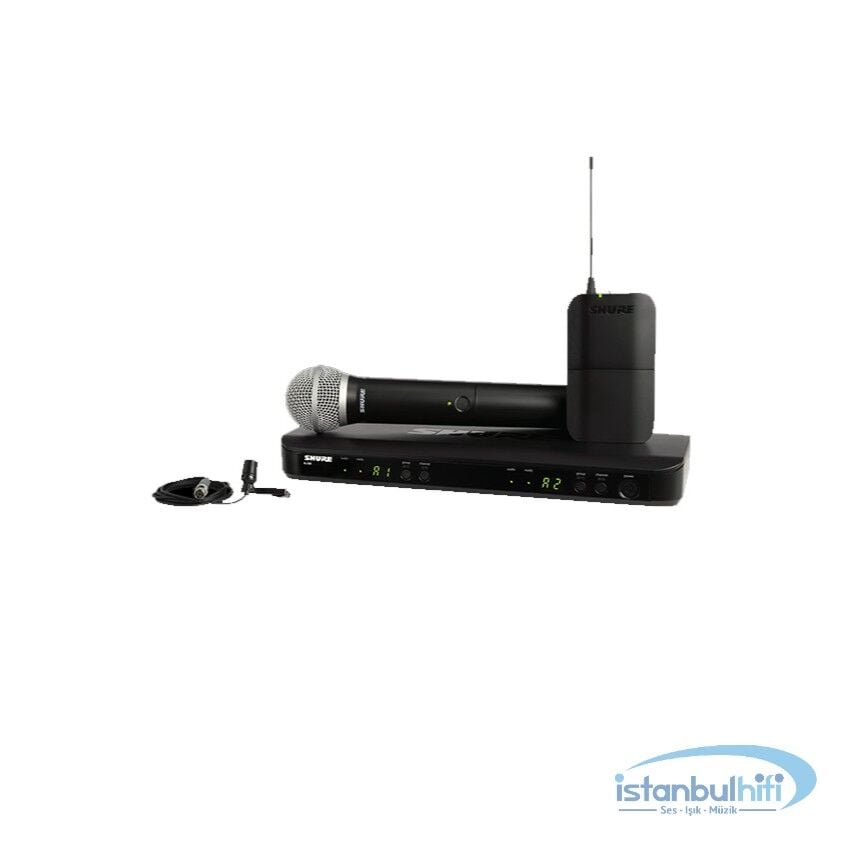 Shure BLX1288/CVL Çift Kablosuz Sistem (El + Yaka Mikrofonu)