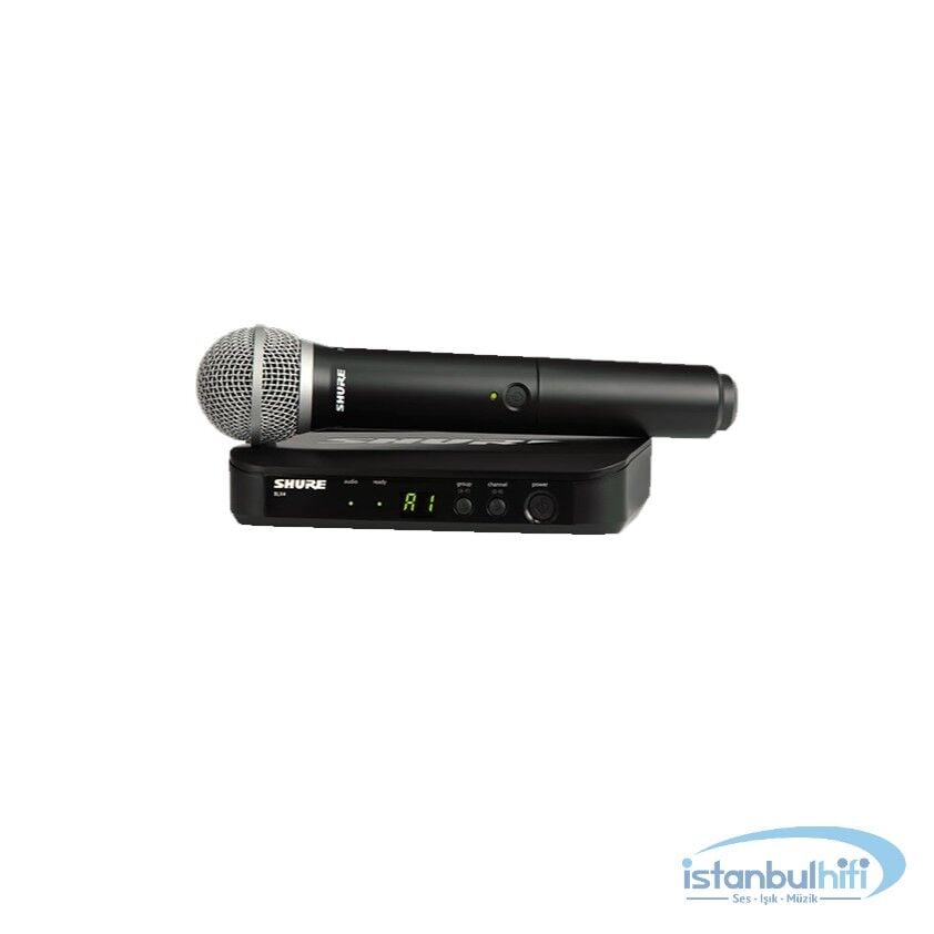 Shure BLX24E/PG58 Kablosuz El Mikrofonu Sistemi (H8E)