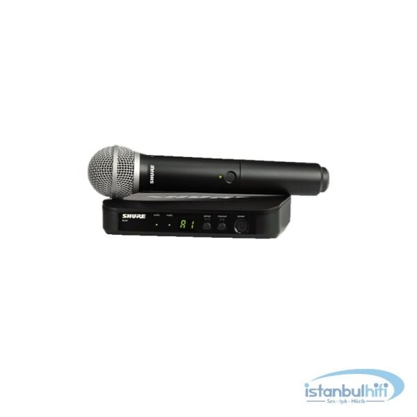 Shure BLX24E/PG58 Kablosuz El Mikrofonu Sistemi (H8E)