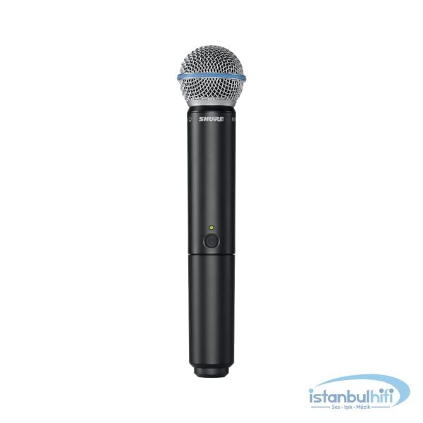 Shure BLX24RE/Beta58A Rack Alıcılı Kablosuz El Mikrofonu Sistemi (H8E)