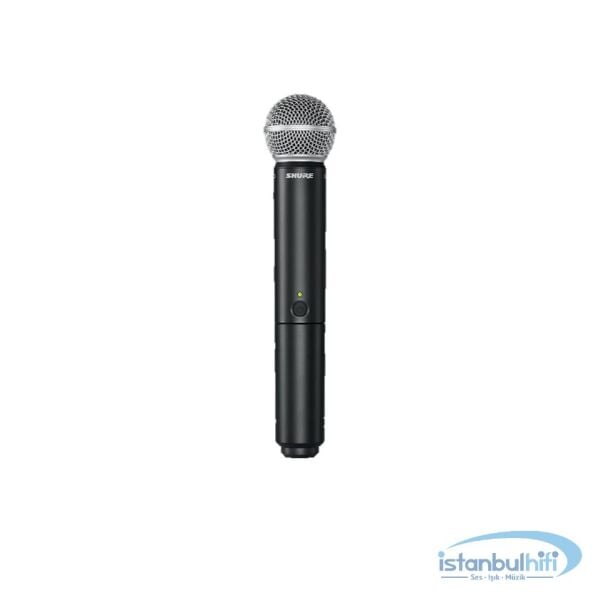 Shure BLX24RE/SM58 Rack Alıcılı Kablosuz El Mikrofonu Sistemi (H8E)