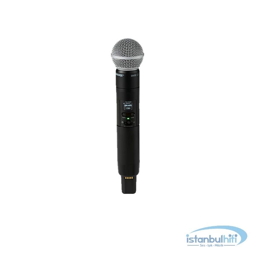 Shure SLXD2/SM58 Dijital Kablosuz El Mikrofonu Verici (G65)