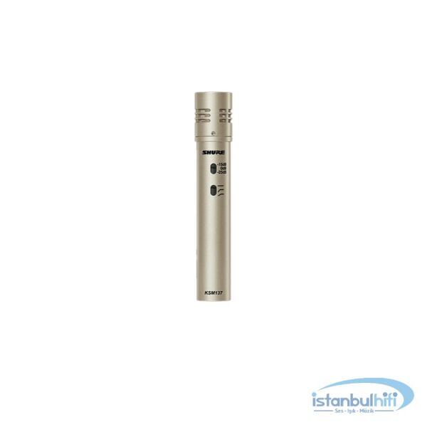 Shure KSM137 Kardioid Kondenser Stüdyo Enstrüman Mikrofonu