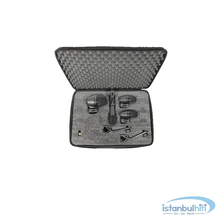 Shure PGA Drum Kit 4 Davul Mikrofon Seti (4 Parça)