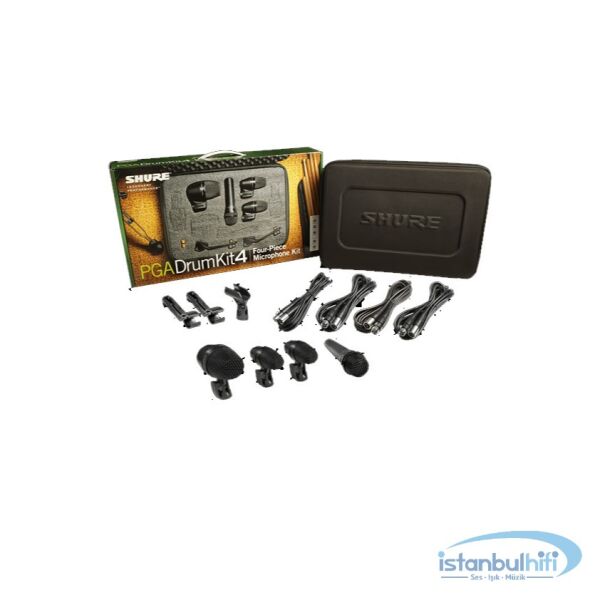 Shure PGA Drum Kit 4 Davul Mikrofon Seti (4 Parça)