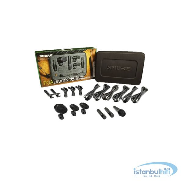 Shure PGA Drum Kit 6 Davul Mikrofon Seti (6 Parça)