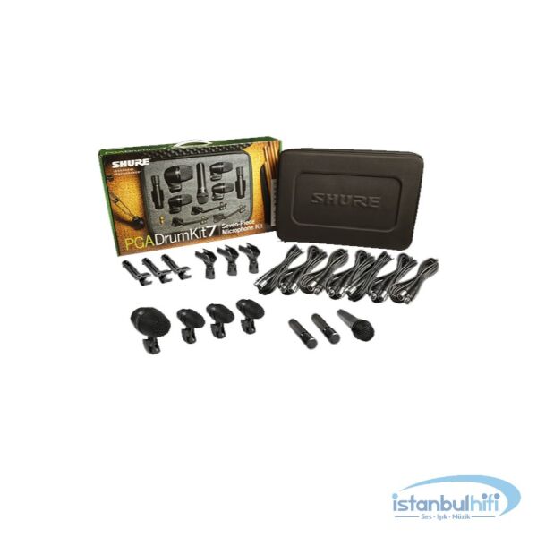 Shure PGA Drum Kit 7 Davul Mikrofon Seti (7 Parça)