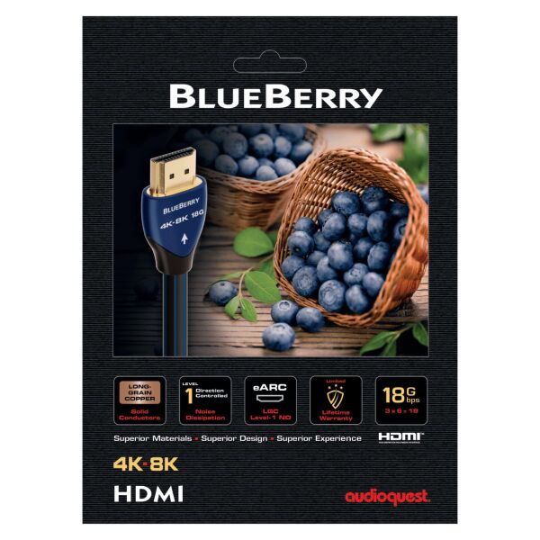 AudioQuest Blueberry 4K-8K HDMI Kablo 5 m