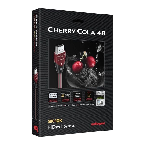 AudioQuest Cherry Cola Optik (AOC) 48G 8K-10K HDMI Kablo 15 m