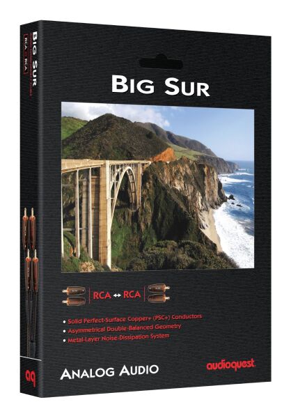 AudioQuest Big Sur RCA Kablo 0,6 m