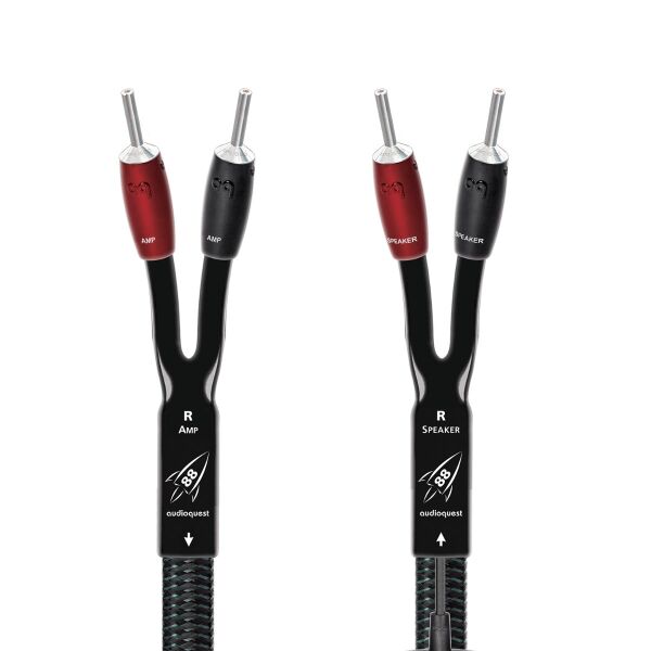 AudioQuest Rocket 88 Hoparlör Kablosu 2,5 m (Çift, Banana Uçlu)