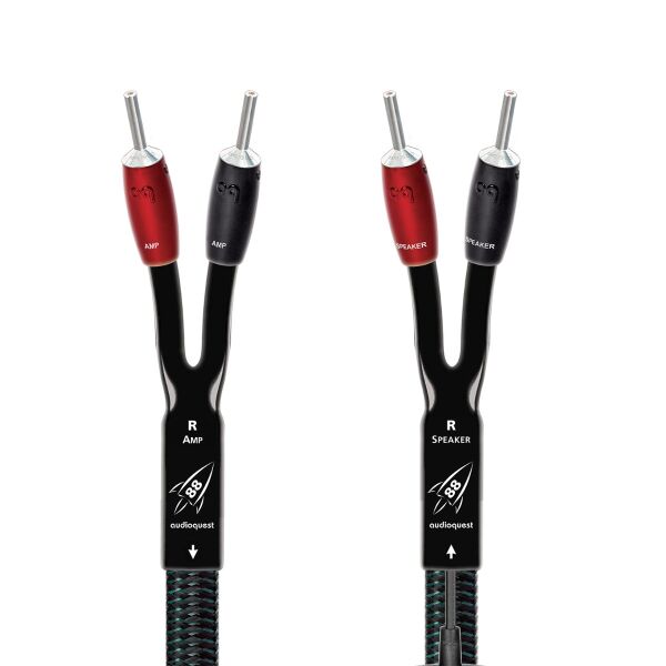 AudioQuest Rocket 88 Hoparlör Kablosu 2,5 m (Çift, Banana Uçlu)