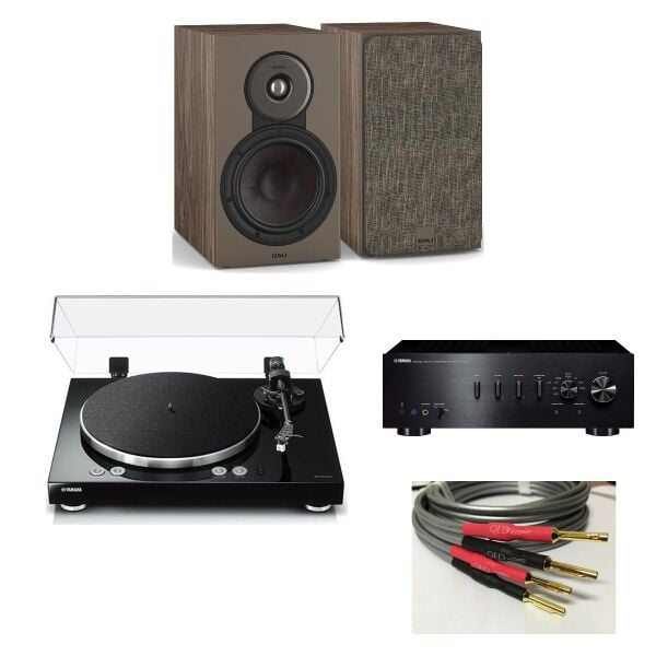 Hazır Pikaplı Set 4: Yamaha TT-N503 + Yamaha A-S701 + DALI SONIK 3 + QED XT-40i Kablo