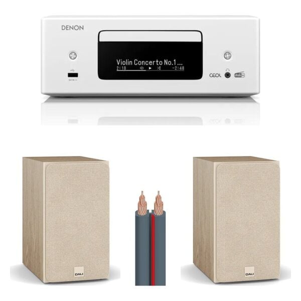 Hazır Stereo Set 13: Denon CEOL RCD-N12 + DALI SONIK 3 + AudioQuest X-2 Kablo