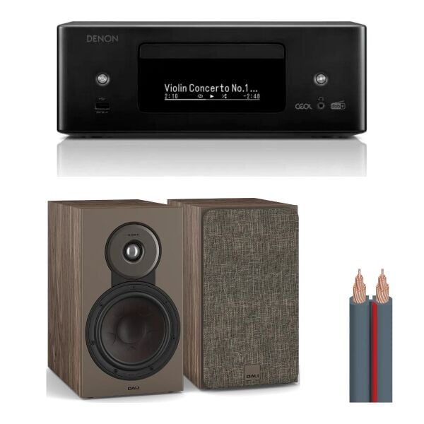Hazır Stereo Set 14: Denon CEOL RCD-N12 + DALI SONIK 3 + AudioQuest X-2 Kablo