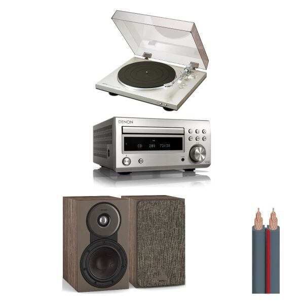 Hazır Pikaplı Set 10: Denon DP-300F + Denon RCD-M41 + DALI SONIK 1 + AudioQuest X-2 Kablo