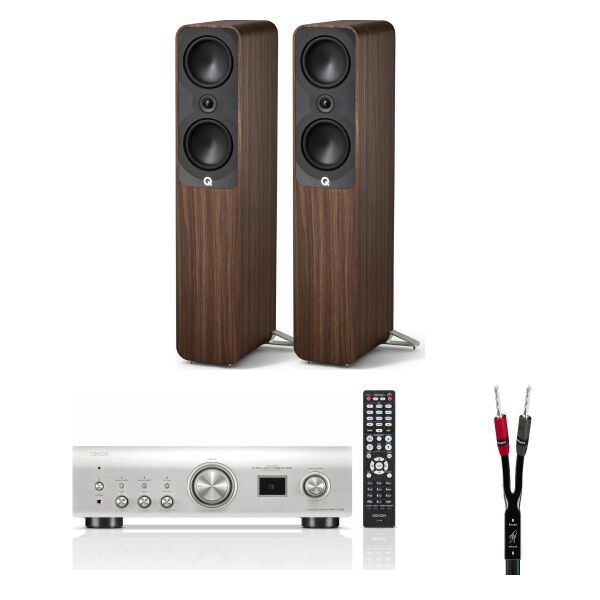 Hazır Stereo Set 22: Denon PMA-1700NE + Q Acoustics 5050 + AudioQuest Rocket 22 Kablo