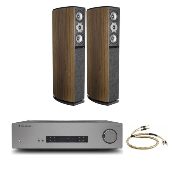 Hazır Stereo Set 26: Cambridge Audio CXA61 + Jamo D590 SE + QED Golden Anniversary XT Kablo